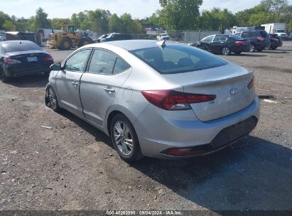 Lot #2991586800 2020 HYUNDAI ELANTRA SEL