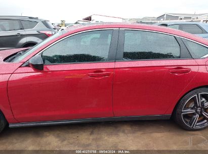 Lot #3053065393 2023 HONDA ACCORD HYBRID SPORT