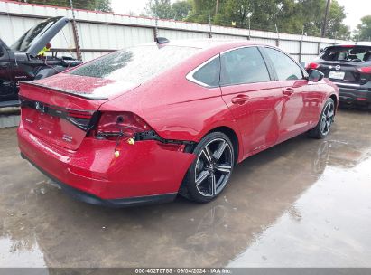 Lot #3053065393 2023 HONDA ACCORD HYBRID SPORT