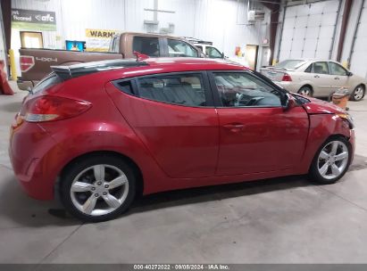 Lot #3035087801 2012 HYUNDAI VELOSTER BASE W/GRAY