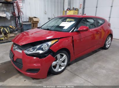 Lot #3035087801 2012 HYUNDAI VELOSTER BASE W/GRAY