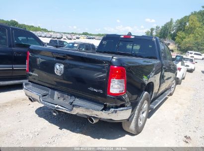 Lot #3052077320 2022 RAM 1500 BIG HORN QUAD CAB 4X4 6'4 BOX