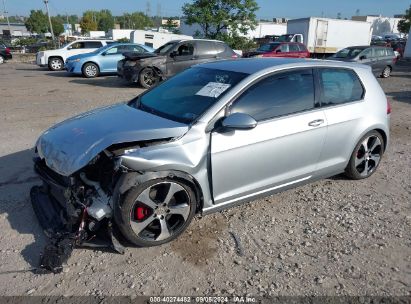 Lot #2992818814 2016 VOLKSWAGEN GOLF GTI S 2-DOOR/SE 2-DOOR