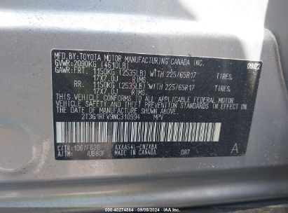 Lot #2997778878 2022 TOYOTA RAV4 LE