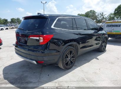 Lot #2992827764 2021 HONDA PILOT 2WD EX-L