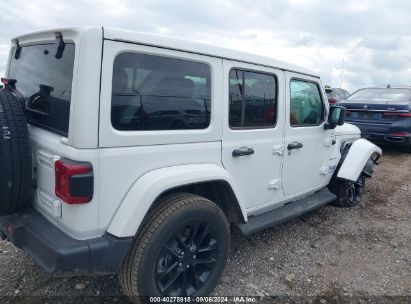 Lot #2992834197 2023 JEEP WRANGLER 4XE SAHARA 4X4