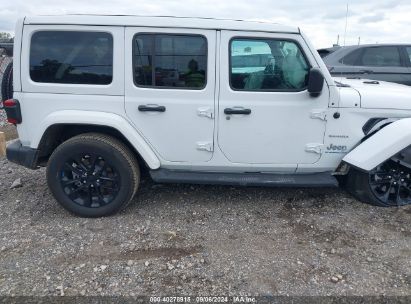 Lot #2992834197 2023 JEEP WRANGLER 4XE SAHARA 4X4