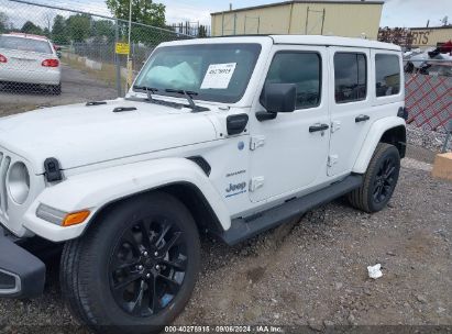 Lot #2992834197 2023 JEEP WRANGLER 4XE SAHARA 4X4