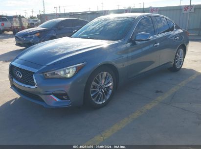 Lot #2996535761 2020 INFINITI Q50 LUXE