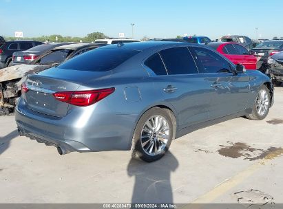 Lot #2996535761 2020 INFINITI Q50 LUXE