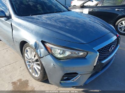 Lot #2996535761 2020 INFINITI Q50 LUXE