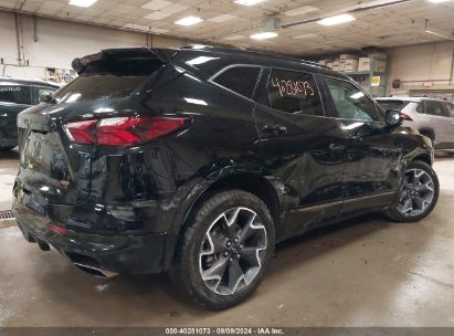 Lot #2992827750 2022 CHEVROLET BLAZER AWD RS