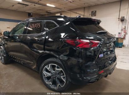 Lot #2992827750 2022 CHEVROLET BLAZER AWD RS