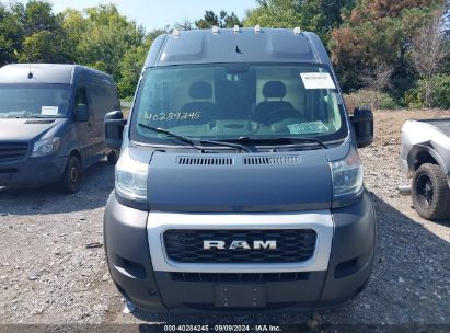 Lot #3021952924 2019 RAM PROMASTER 2500 HIGH ROOF 159 WB