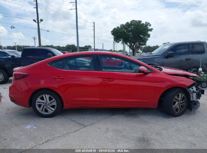 Lot #2992827743 2020 HYUNDAI ELANTRA SEL