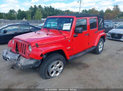 Lot #2992818755 2015 JEEP WRANGLER UNLIMITED SAHARA