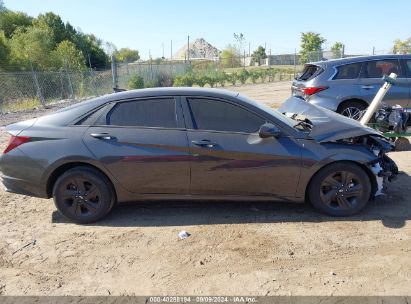 Lot #3035087744 2021 HYUNDAI ELANTRA SEL