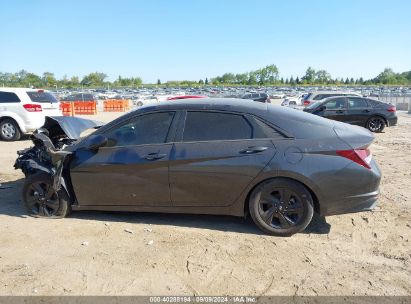 Lot #3035087744 2021 HYUNDAI ELANTRA SEL