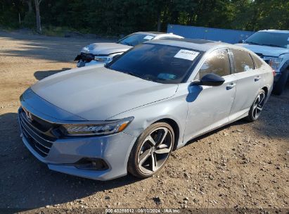 Lot #2997778808 2022 HONDA ACCORD SPORT 2.0T