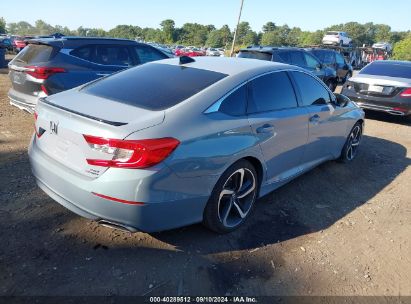 Lot #2997778808 2022 HONDA ACCORD SPORT 2.0T