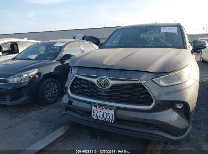 Lot #3035091015 2022 TOYOTA HIGHLANDER LE