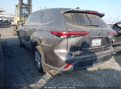 Lot #3035091015 2022 TOYOTA HIGHLANDER LE