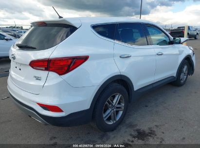 Lot #3037531016 2018 HYUNDAI SANTA FE SPORT 2.4L