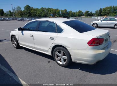 Lot #3035078305 2015 VOLKSWAGEN PASSAT 1.8T SE