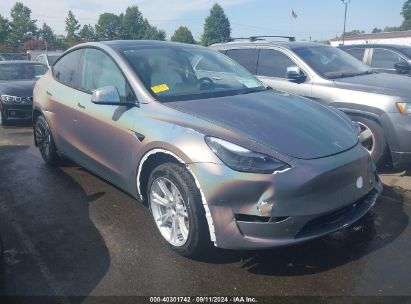 Lot #2992827317 2023 TESLA MODEL Y AWD/LONG RANGE DUAL MOTOR ALL-WHEEL DRIVE