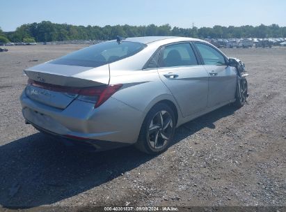 Lot #2992827315 2021 HYUNDAI ELANTRA SEL