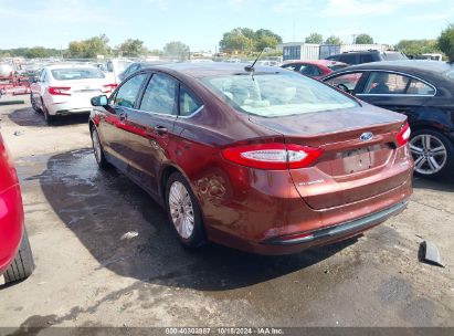 Lot #2992827297 2015 FORD FUSION HYBRID SE