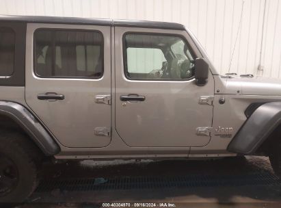 Lot #3044175455 2021 JEEP WRANGLER UNLIMITED SPORT S 4X4