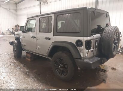 Lot #3044175455 2021 JEEP WRANGLER UNLIMITED SPORT S 4X4