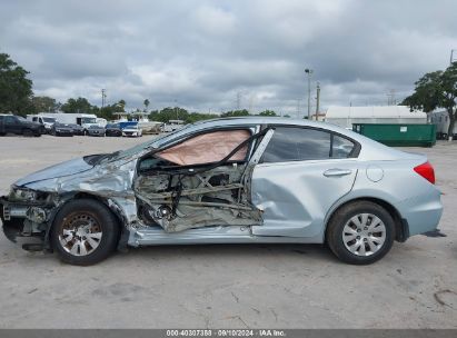 Lot #2992827286 2012 HONDA CIVIC LX