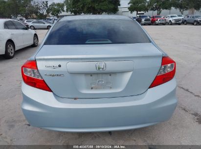 Lot #2992827286 2012 HONDA CIVIC LX