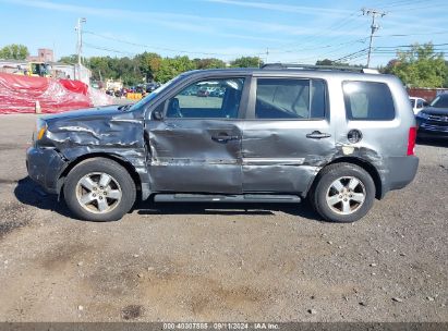 Lot #3035078174 2011 HONDA PILOT EX-L