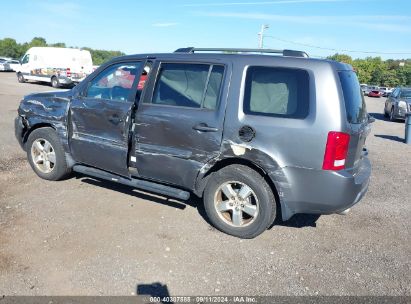 Lot #3035078174 2011 HONDA PILOT EX-L