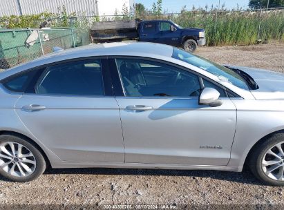 Lot #2997778411 2019 FORD FUSION HYBRID SE