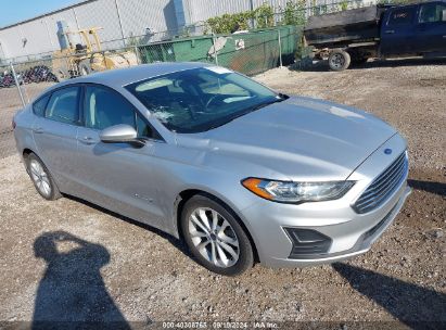 Lot #2997778411 2019 FORD FUSION HYBRID SE