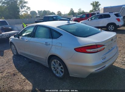 Lot #2997778411 2019 FORD FUSION HYBRID SE