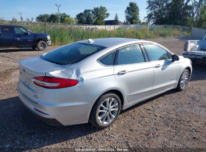 Lot #2997778411 2019 FORD FUSION HYBRID SE