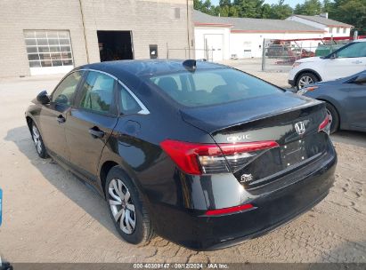 Lot #2992818520 2022 HONDA CIVIC LX