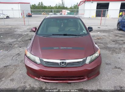 Lot #2992827274 2012 HONDA CIVIC EX-L