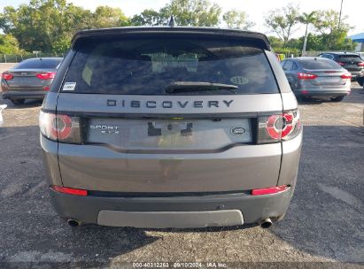 Lot #2991586706 2017 LAND ROVER DISCOVERY SPORT SE