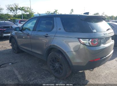 Lot #2991586706 2017 LAND ROVER DISCOVERY SPORT SE