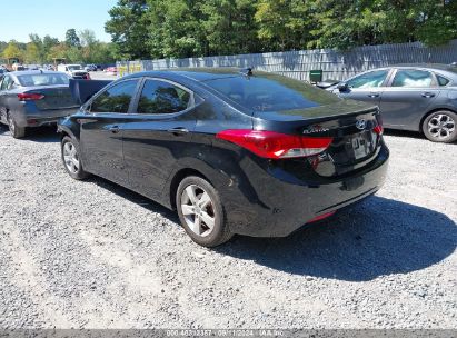 Lot #3035078129 2013 HYUNDAI ELANTRA GLS