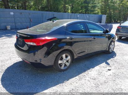 Lot #3035078129 2013 HYUNDAI ELANTRA GLS