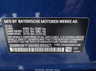 Lot #2992834188 2024 BMW 3 SERIES 330I