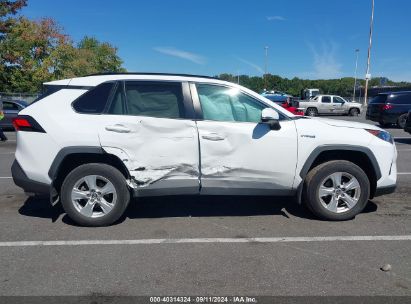 Lot #2991586703 2019 TOYOTA RAV4 HYBRID LE