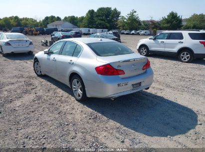 Lot #2997778379 2011 INFINITI G25X